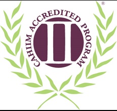 Commission on Accreditation for Health Informatics and Information Management Education Logo